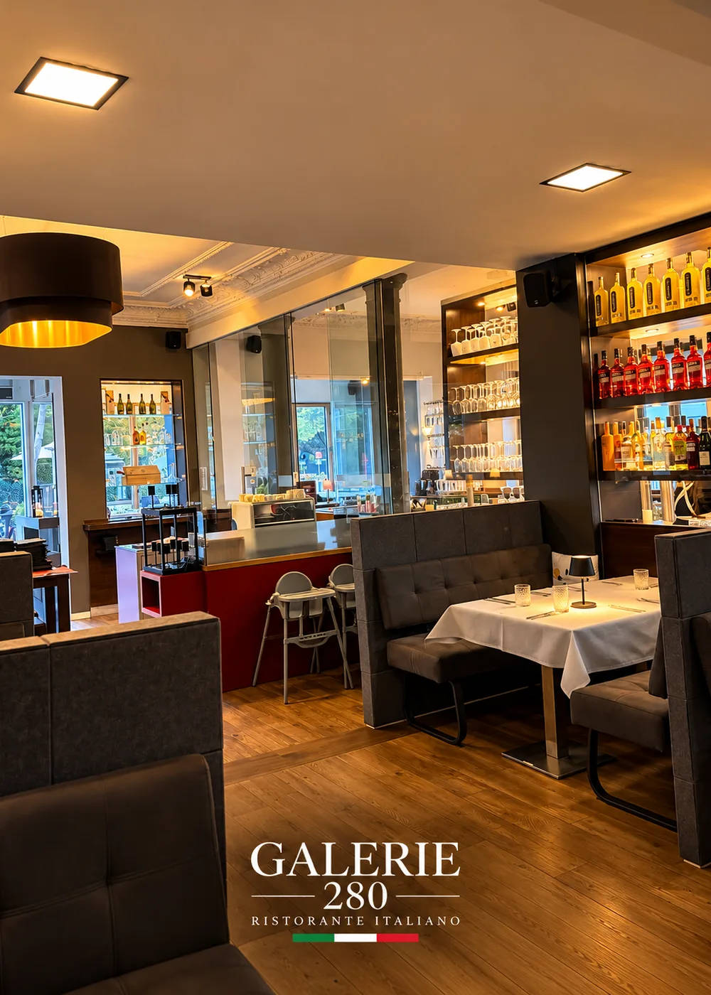 Gastraum der Galerie 280